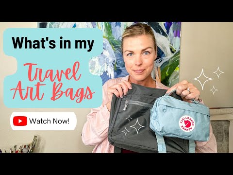 Travel Art Supplies and Bags