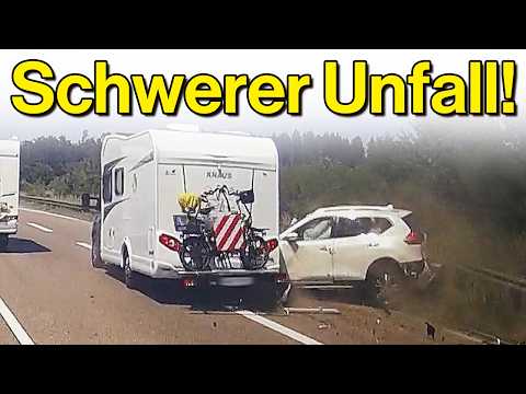 Irre Raser, Teile auf Autobahn und 41.000€ Schaden | Dashcam Deutschland #177 | #germany