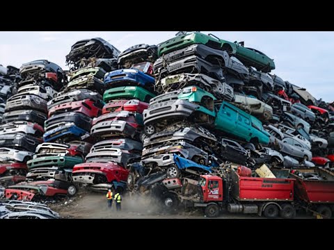 Most Dangerous Crushing & Shredding Machines That Obliterate Anything – Fast Car Destruction Part 16