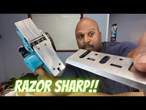 HOW TO SHARPEN ELECTRIC HAND PLANER KNIVES