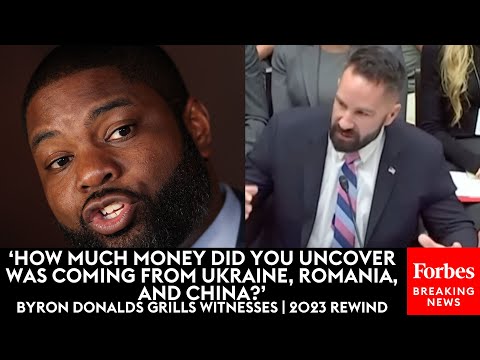 WATCH: Byron Donalds' Top Moments From House Hearings Over The Past Year | 2023 Rewind