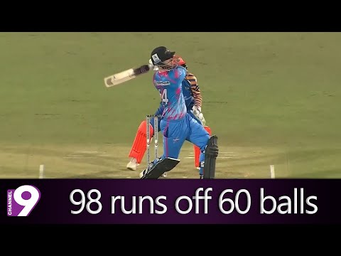 Ryan ten Doeschate’s explosive 98 lights up the BPL | Channel 9 Sports