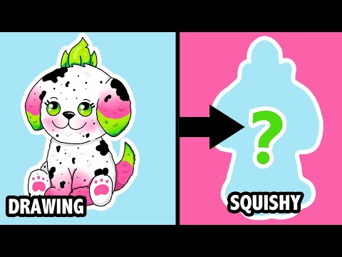 Turning My Drawings Into SQUISHIES #5