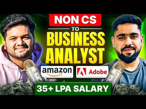 Roadmap For Business ANALYST at ADOBE - AMAZON | 35+ LPA SALARY