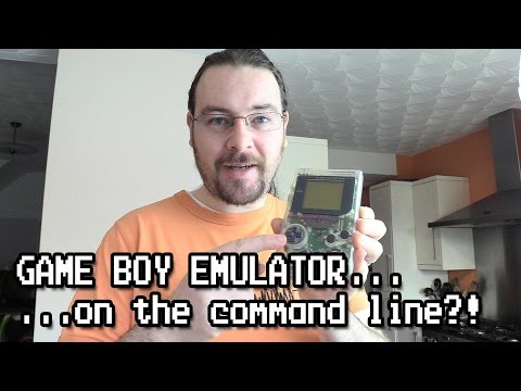 Command Line Game Boy Emulation? Sure...