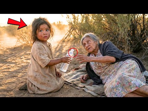 Niña Huérfana Dio Su Única Agua A Una Anciana... Era Millonaria 😭