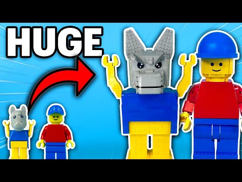 Making LEGO minifigures 100x BIGGER...