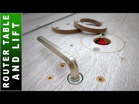 🟢 Router Table Insert Plate and Router Lift Build - DIY - Part 1