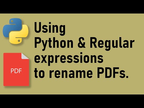 Python: Renaming PDFs using text inside a document with regex