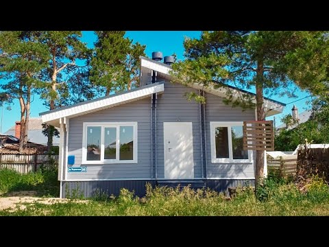 The cheapest wooden house. From start to finish