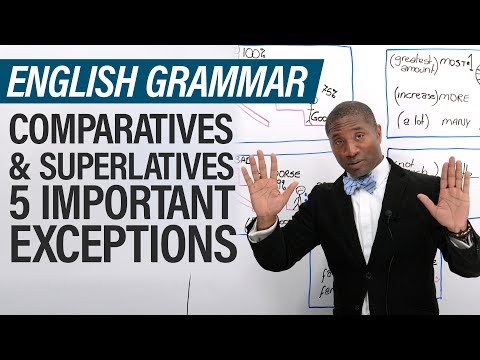 English Grammar Exceptions: Superlative & Comparative
