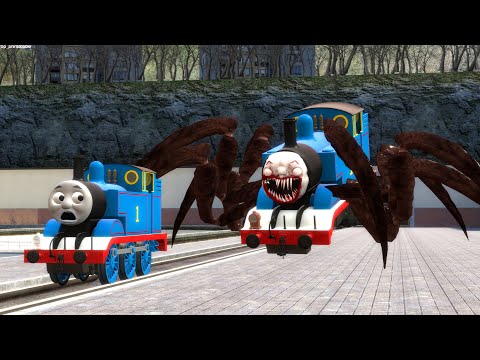 Building a Thomas Train Chased By Choo Choo Thomas, Thomas Train Eater in Garry's Mod