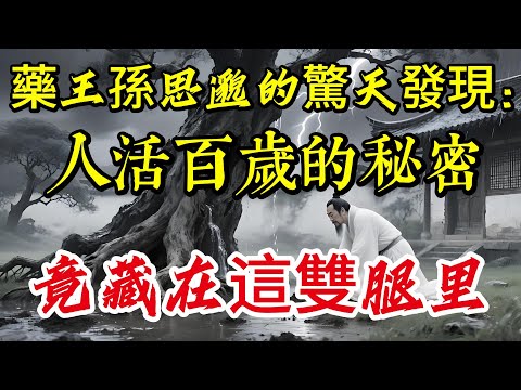藥王孫思邈的驚天發現：人活百歲的秘密，竟藏在這雙腿里！他從一位癱瘓老人身上悟出的八法，讓無數人健步如飛|養生|打坐冥想|道家|佛教 |佛學知識|修心修行|禪悟人生 |南無阿彌陀佛|談佛道安