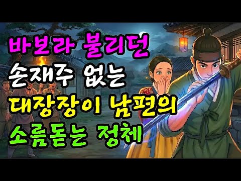 손만 대면 다 부수는 바보 대장장이 남편의 소름 돋는 정체, 알고보니 조선 제일 명장 | 민담 | 전설 | 설화 | 옛날이야기