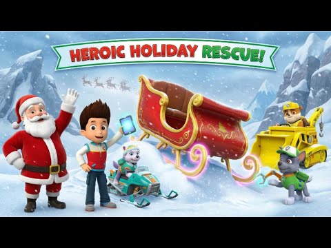 PAW Patrol: Santa’s Stuck Sleigh! 🎅❄️ | Snowdrifts, Magical Repairs & Holiday Heroes!