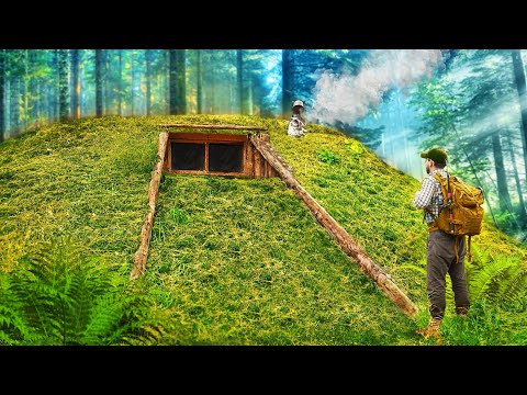 НАШЕЛ ГИГАНТСКИЙ ПОДЗЕМНЫЙ ДОМ В ЛЕСУ!