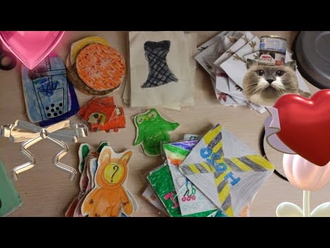 Распаковка бумажных сюрпризов 