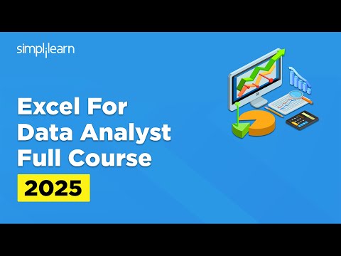 Excel for Data Analysis Full Course 2026 | Excel for Data Analytics | Simplilearn