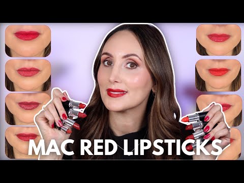 Top MAC Red Lipsticks | Swatches + Try-On!