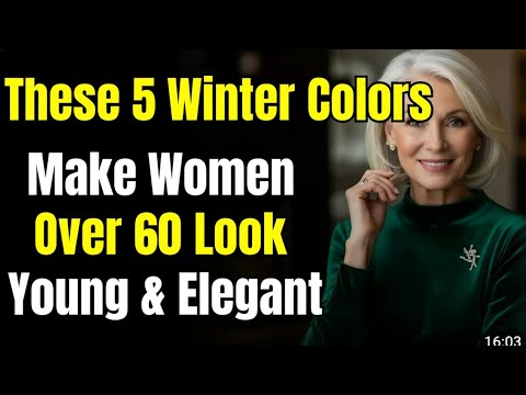 5 Winter Colors That Make Women Over 50 Look Expensive & Elegant