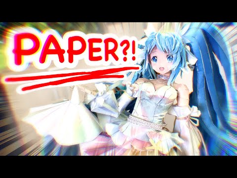 I MADE AN ANIME FIGURE OUT OF PAPER