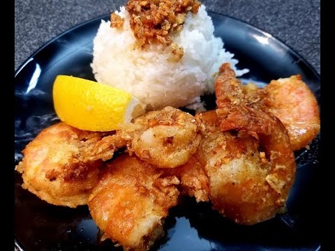Giovanni's Shrimp Truck Inspired Hawaiian Garlic Shrimp Scampi.  The best garlic shrimp scampi