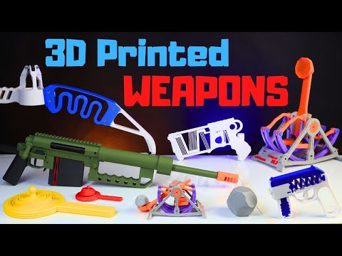 TOP 3D Printed Weapons – Accuracy & Range Challenge!