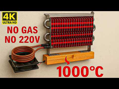 No electricity, no gas... Yet still heats forever | homemade 3 in 1 heater from free energy 😱🔥