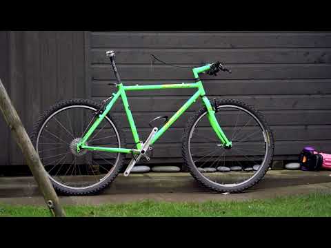 Getting my retro 90's MTB commuter wet weather ready!