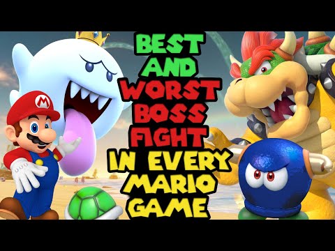 The Best and Worst Boss Fights in Every Mario Game