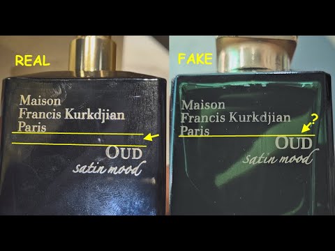 Real vs fake Maison Francis Kurkdjian oud perfume review. How to spot fake Kurkdjian Oud Satin Mood