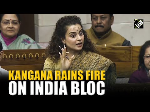 BJP’s Kangana Ranaut’s fiery remarks against INDIA bloc, bats for SIR, election reforms in Lok Sabha