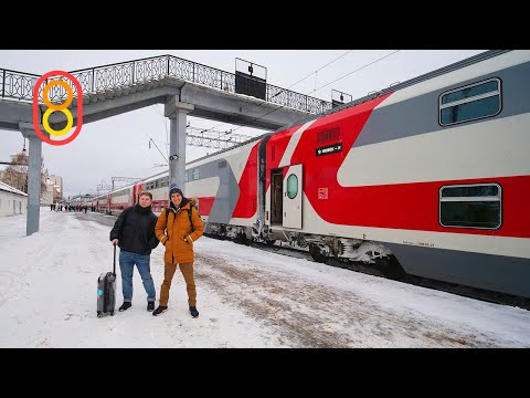 RZD double-decker train - REALLY nice!