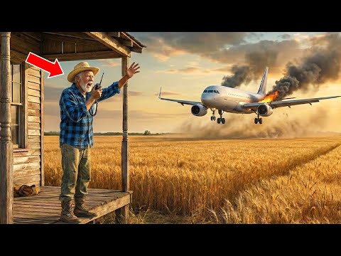 Jet perd ses deux moteurs au-dessus de sa ferme. Le fermier prend la radio et commande le vol