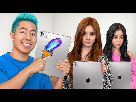 I Surprised NMIXX with a Custom iPad Mural!