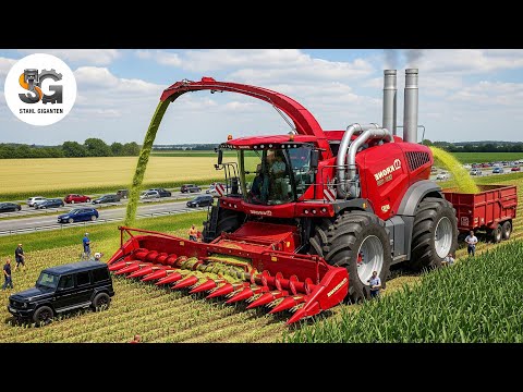 Wie der Krone BIG X 1180 300 Tonnen pro Stunde erntet | 66 GIGANTISCHE LANDMASCHINEN
