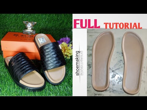 How to make this casual slide #beginners #shoemaking