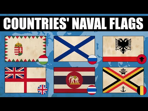 Countries' Naval Flags