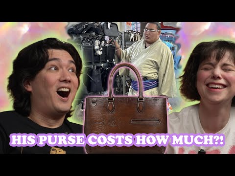 Sumo Wrestlers LOVE purses - so i made my husband guess the prices