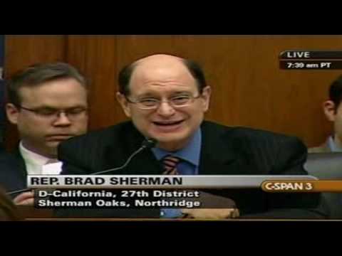 Congressman Sherman questions Harry Markopoulos