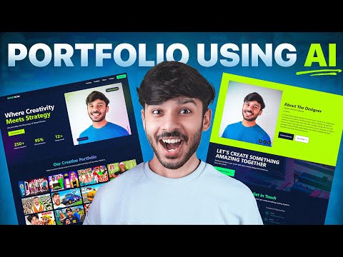 How I'd Build A JOB READY Graphic Design Portfolio In 2025 using AI