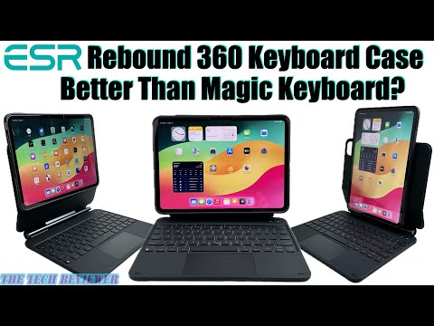 ESR Rebound 360 Keyboard Case for 2024 (M4) iPad Pro 11 inch: Magic Keyboard Comparison and Review!