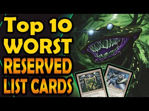Top 10 Worst Reserved List Cards (Cards that can never be reprinted)