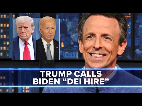 Trump Calls Biden a "DEI Hire"