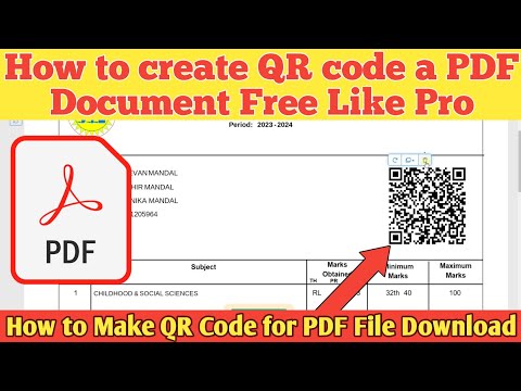 How to Create a QR Code For a PDF Document Free Like a Pro