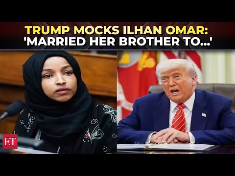 ‘Imagine Trump marrying HIS sister?’: POTUS’s brutal jab at Ilhan Omar | Minnesota Somali scandal