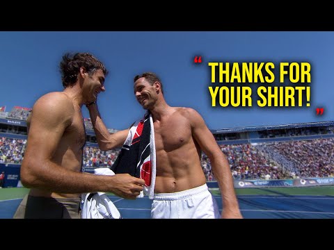 Federer Couldn't STOP LAUGHING! | Most Entertaining Tennis Match You've NEVER SEEN!