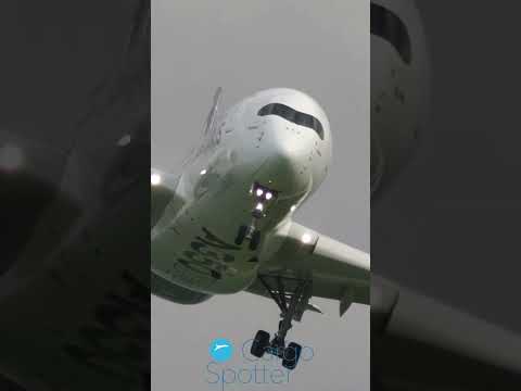A350 AIRSHOW LANDING