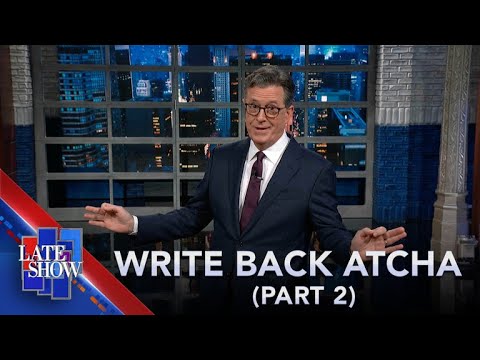 Stephen Colbert Recaps A Crazy Summer, Part 2: Travis & Taylor’s Couple Name, Trump’s Fantasy Wor…