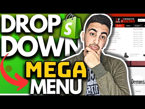 How To Create Drop Down Mega Menu On Shopify (Multi-Level Header Menus)